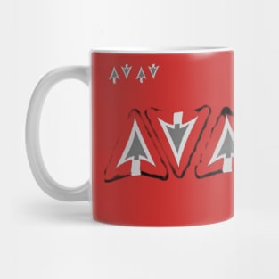 shapes art design. Mug